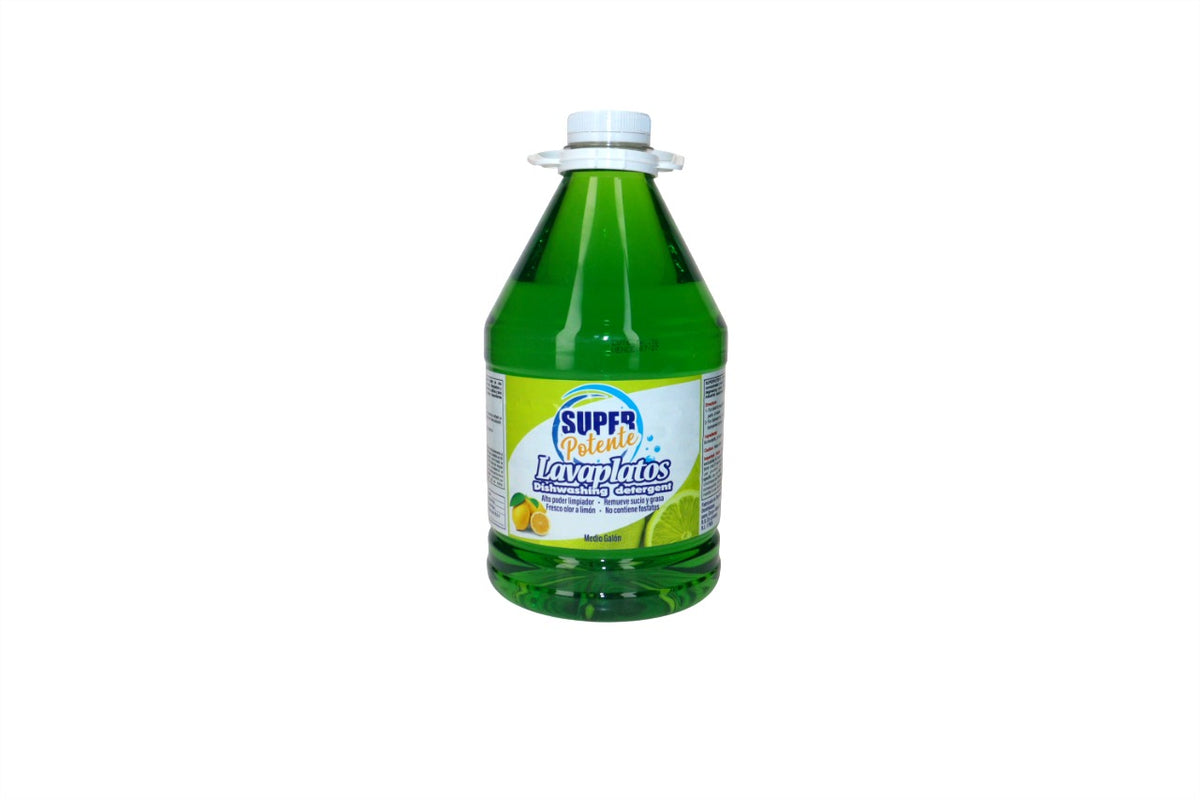 SUPERPOTENTE LAVAPLATOS LIMON 1/2 GL