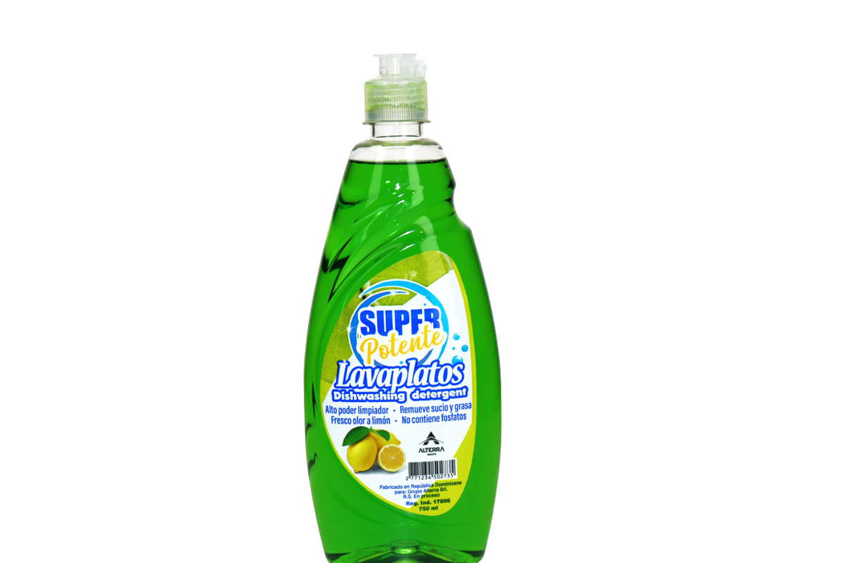 SUPERPOTENTE LAVAPLATOS LIMON 750ML
