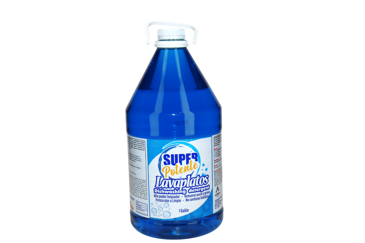 SUPERPOTENTE LAVAPLATOS AZUL 1 GL