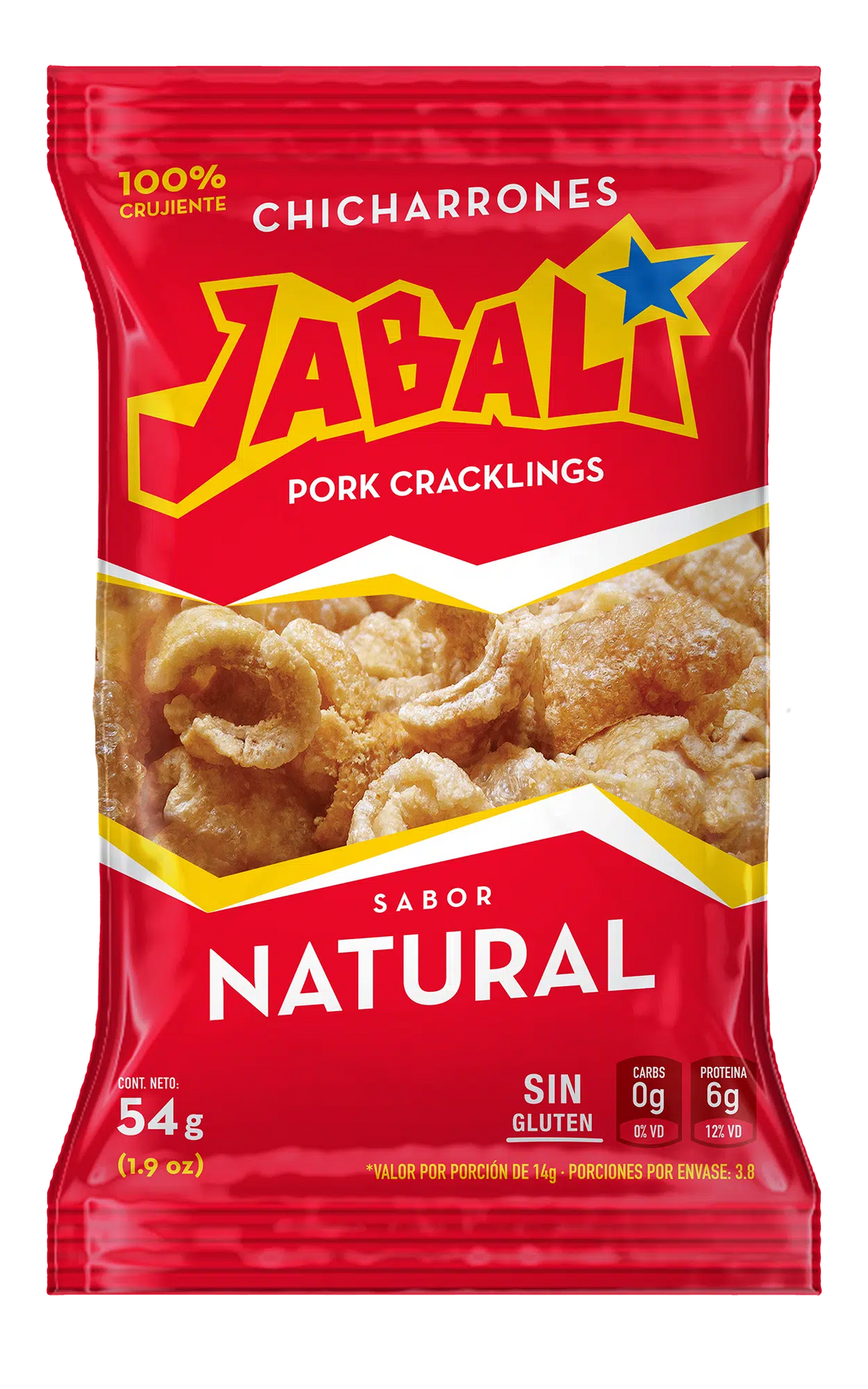 JABALI CHICHARRON BBQ 40 GRS