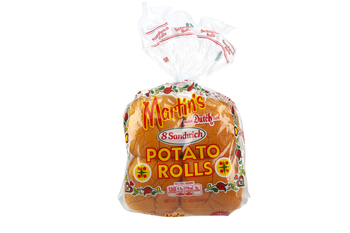 PAN MARTIN'S POTATO ROLLS FDA 8 SANDWICH 15 OZ