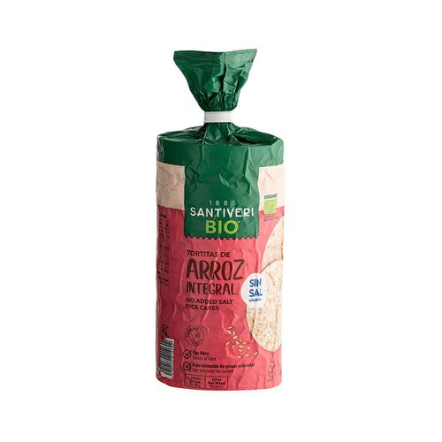 SANTIVERI TORTITAS DE ARROZ INTEGRAL S/SAL BIO 100 GRS