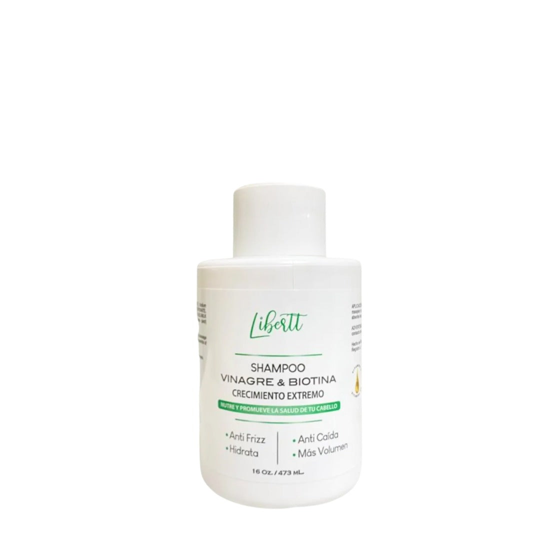 LIBERTT SHAMPOO VINAGRE & BIOTINA 16 OZ/ 473 ML