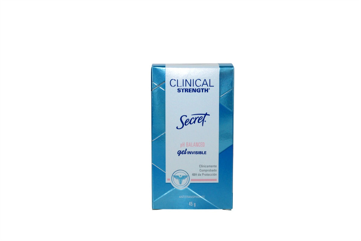 SECRET DESODORANTE CLINICAL GEL PH BALANCED 45 GRS