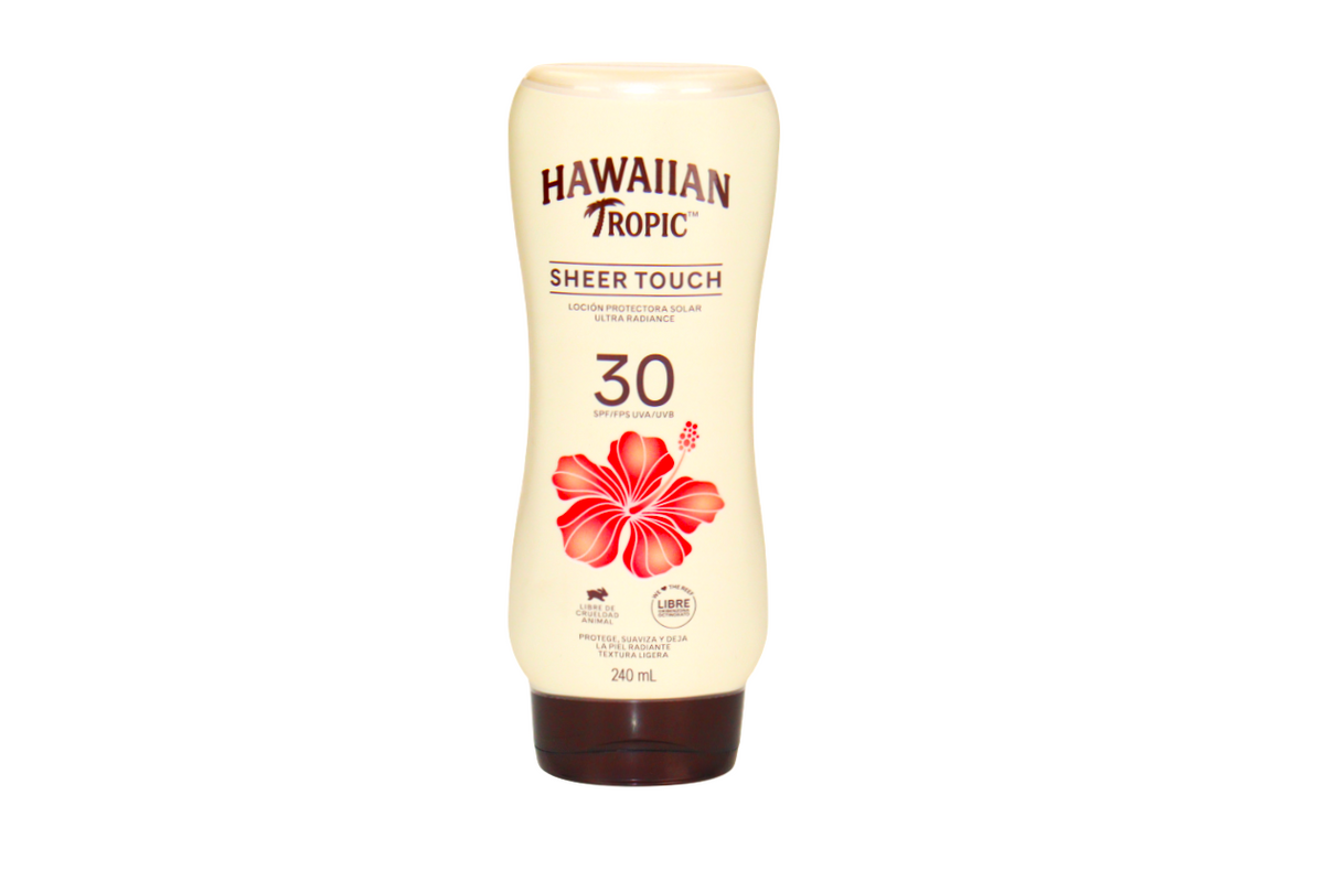 HAWAIIAN T. SHEER TOUCH LOCION PROT. SOLAR SOF30 240ML