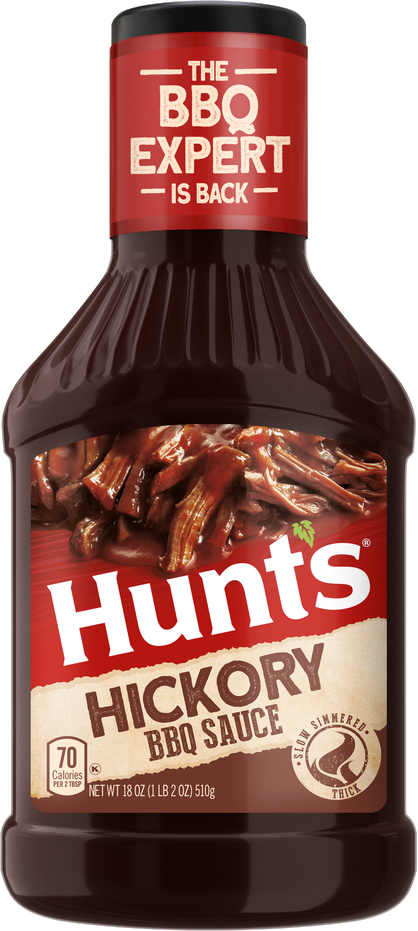 HUNTS SALSA BBQ HICKORY BROWN 18 OZ