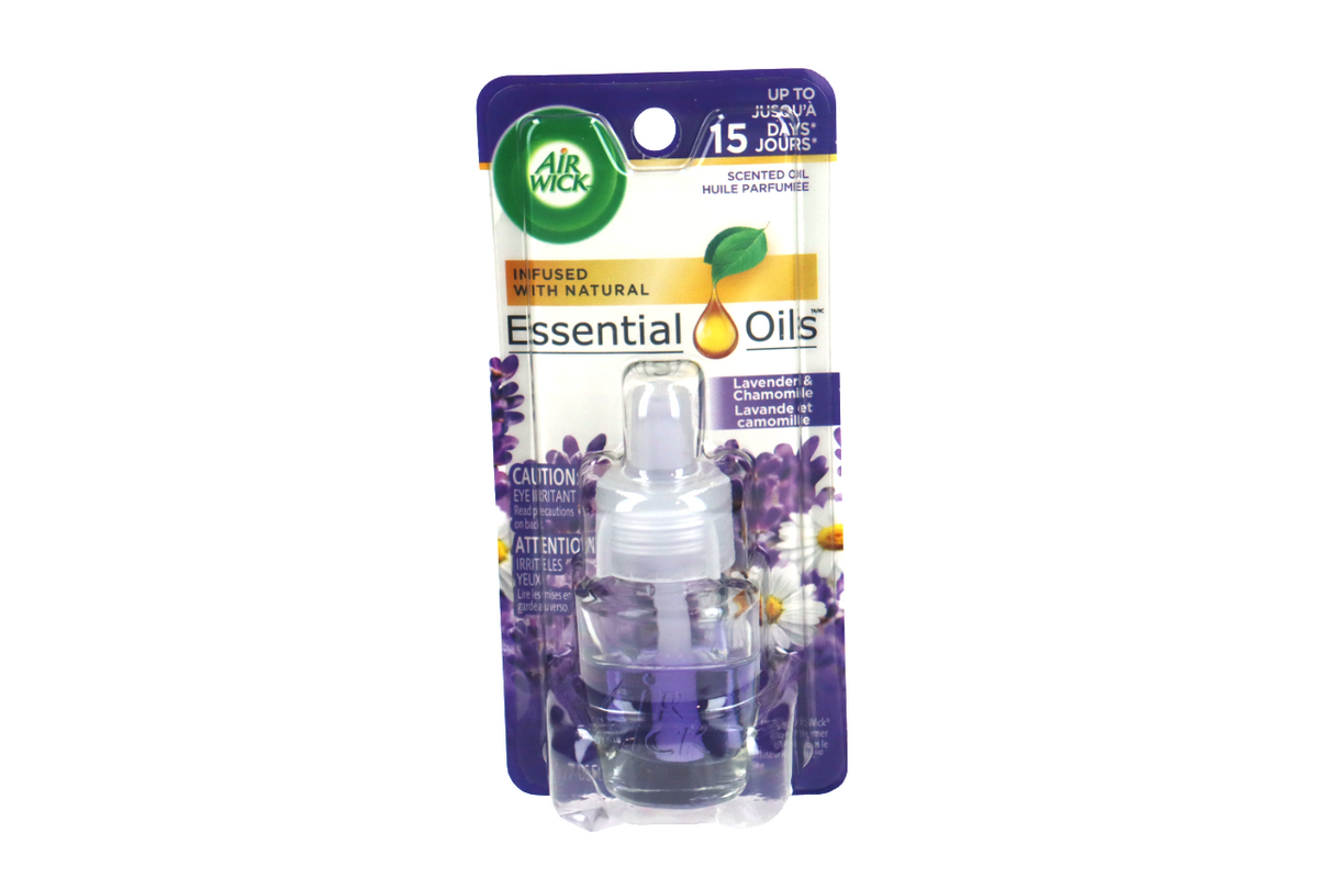 AIR WICK AMBIENTADOR SCENTED OIL LAVENDER CHAMOMILE 8 ML