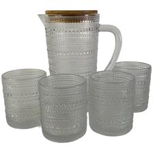 JG JARRA C/VASOS 5PZ 1000ML 12