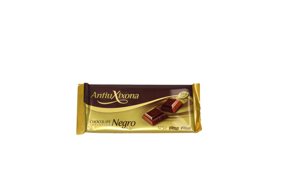 ANTIU XIXONA CHOCOLATE EXTRAFINO NEGRO 125 GR