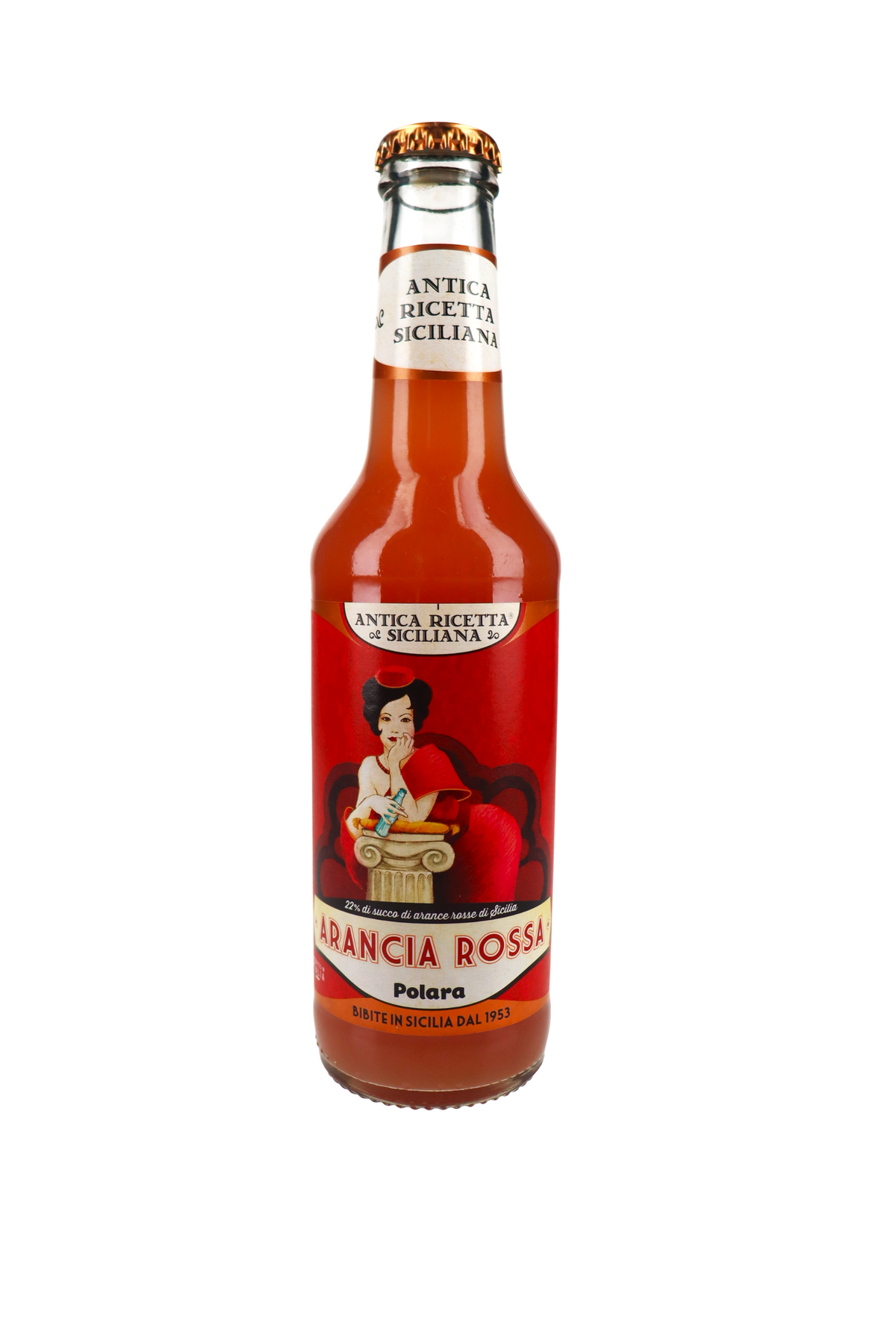 POLARA REFRESCO SABOR A NARANJA ARANCIA ROSSA 27.5 CL