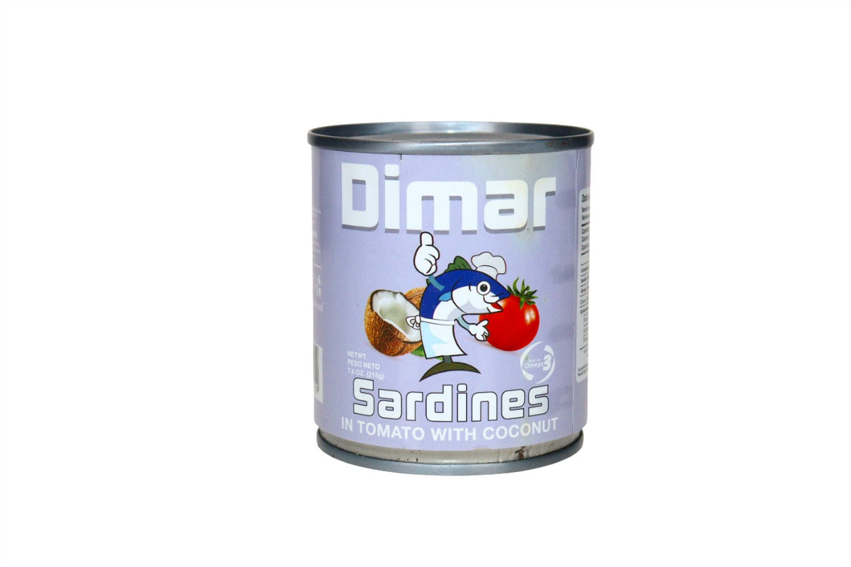DIMAR SARDINAS EN TOMATE C/ COCO 225 GR (8OZ)