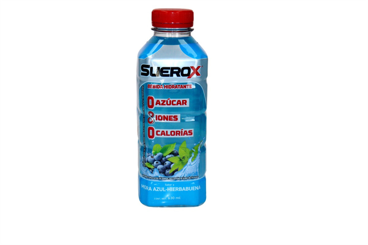 SUEROX BEBIDA HIDRATANTE SABOR MORA AZUL 630 ML