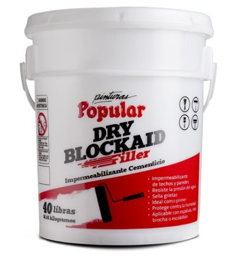 5GL. BLOCKAID BLANCO DE 40LBS POPULAR - SUPERMIX