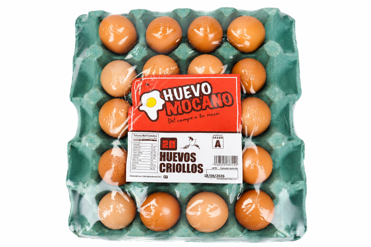 MOCANO HUEVO MARRON 20/1