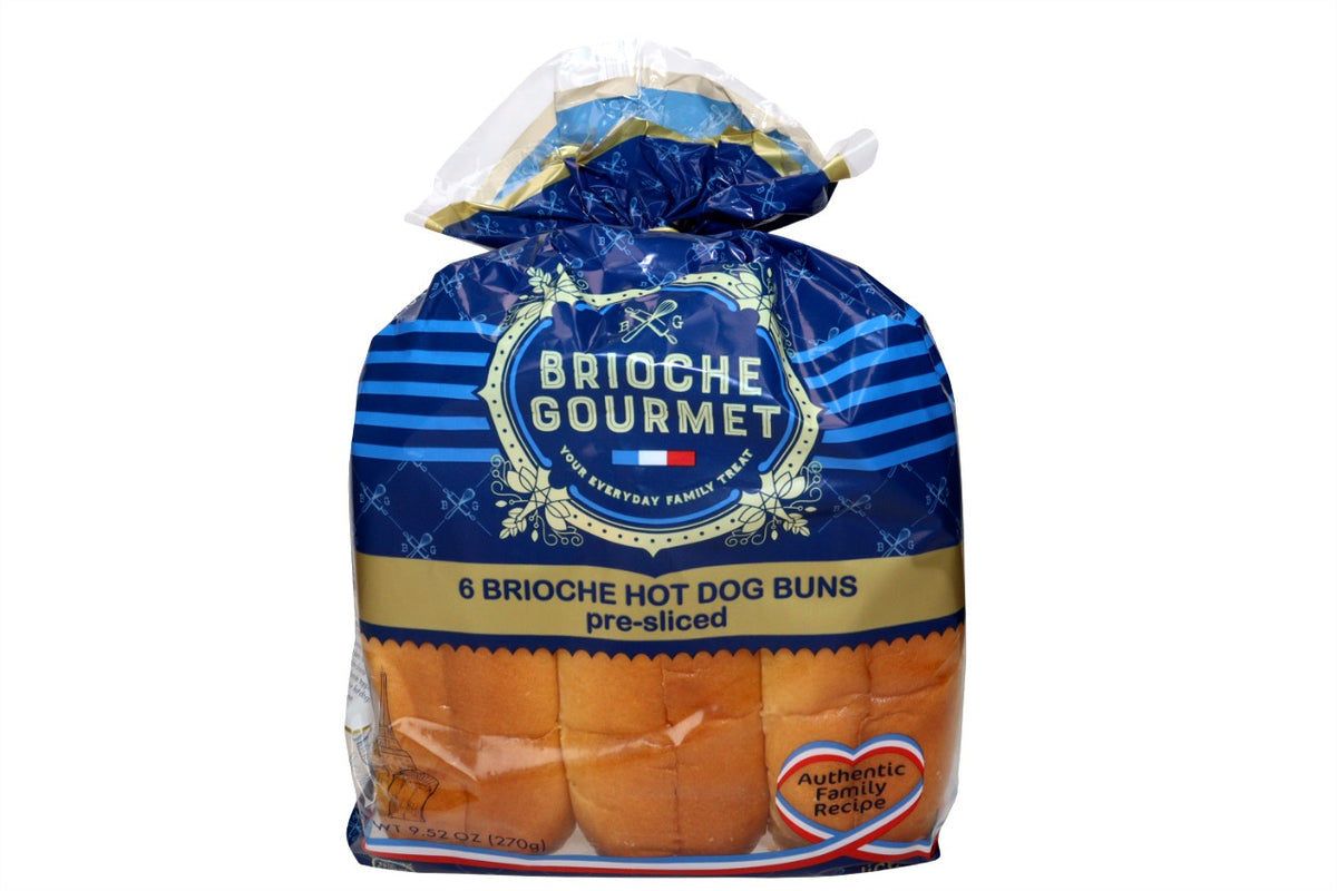 ST.PIERRE BRIOCHE HOT DOG ROLLS 9.5 OZ