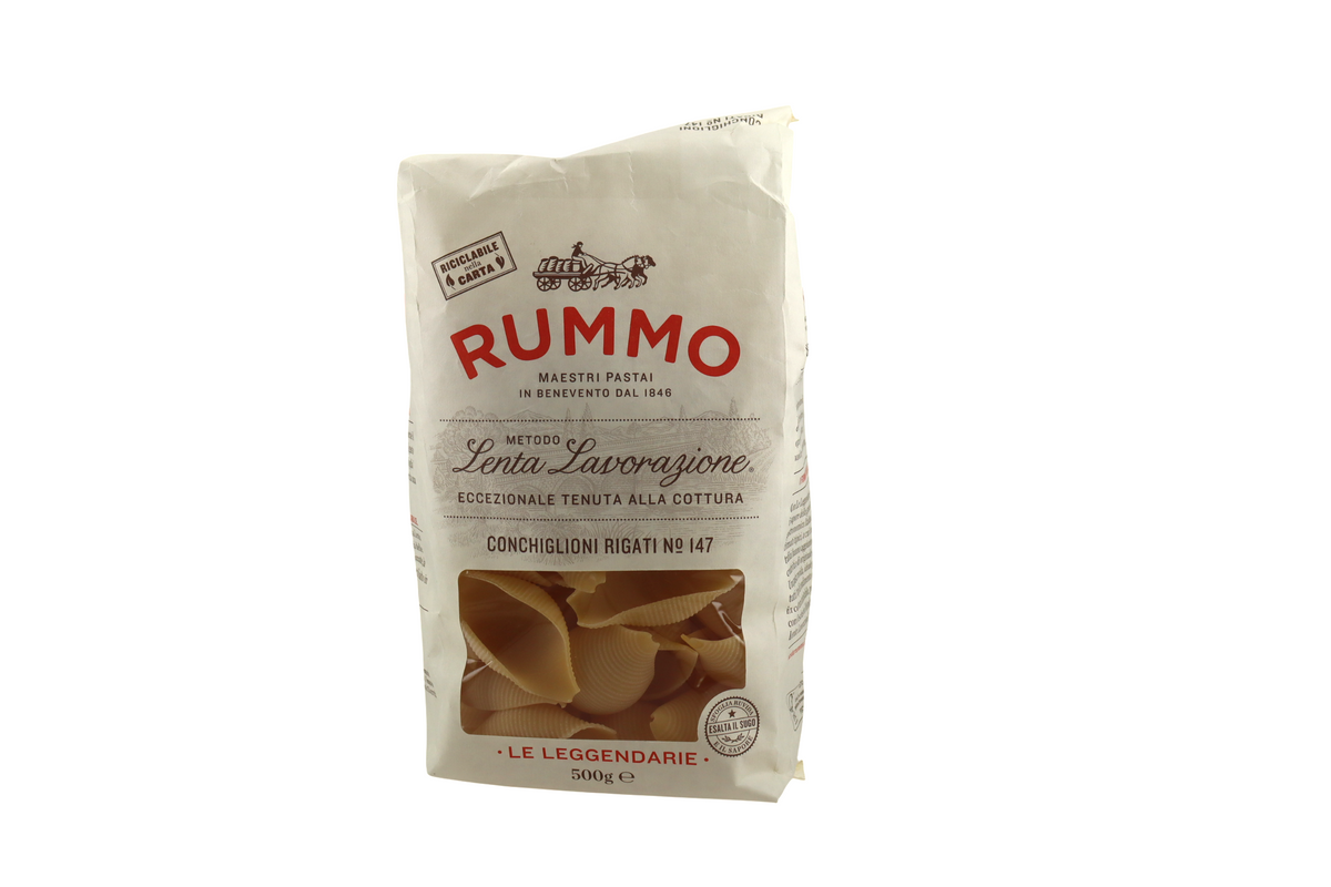 RUMMO PASTA CONCHIGLIONI RIGATI NO.147 500 GR