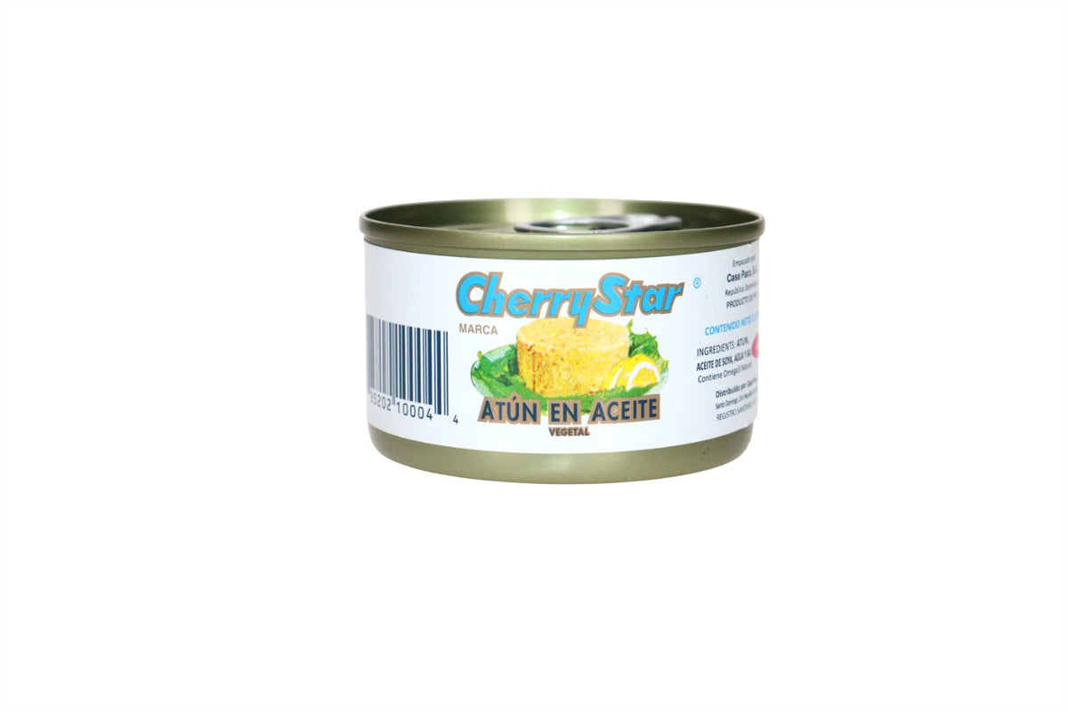 CHERRY STAR ATUN SOLIDO EN ACEITE VEGETAL 3.3 OZ
