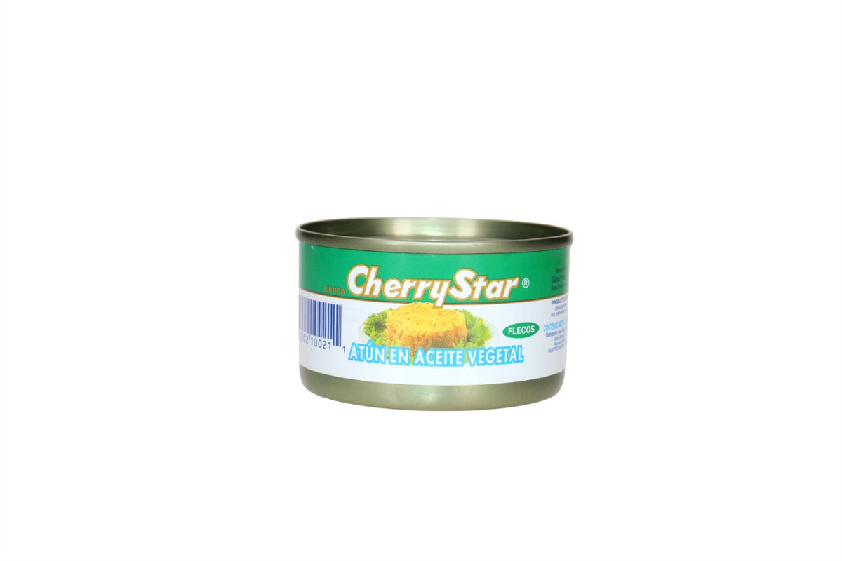 CHERRY STAR ATUN FLECOS EN ACEITE VEGETAL 3.3 OZ