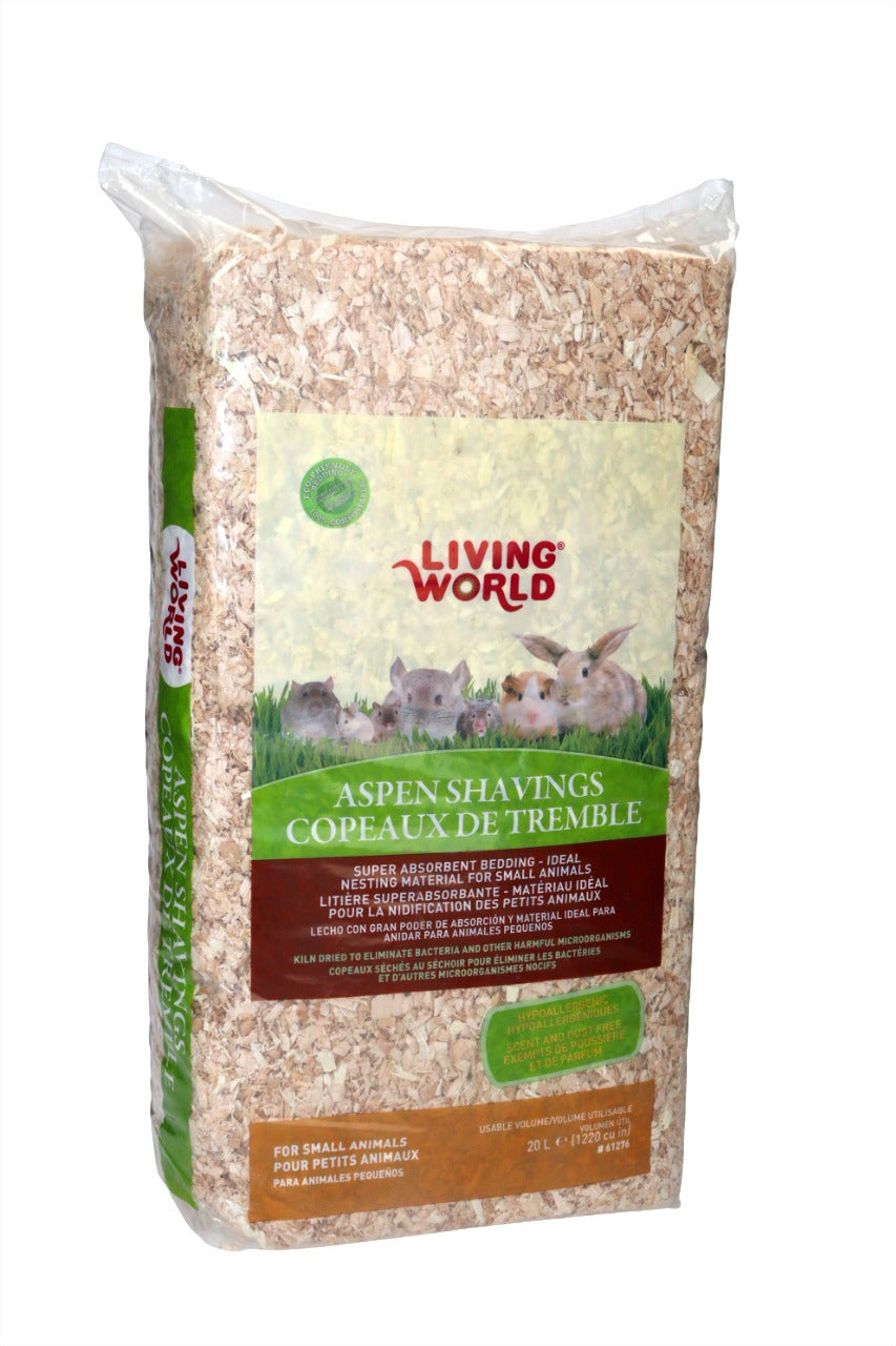 LIVING WORLD VIRUTAS DE ALAMO P/ROEDORES 20 L (1200CU IN)