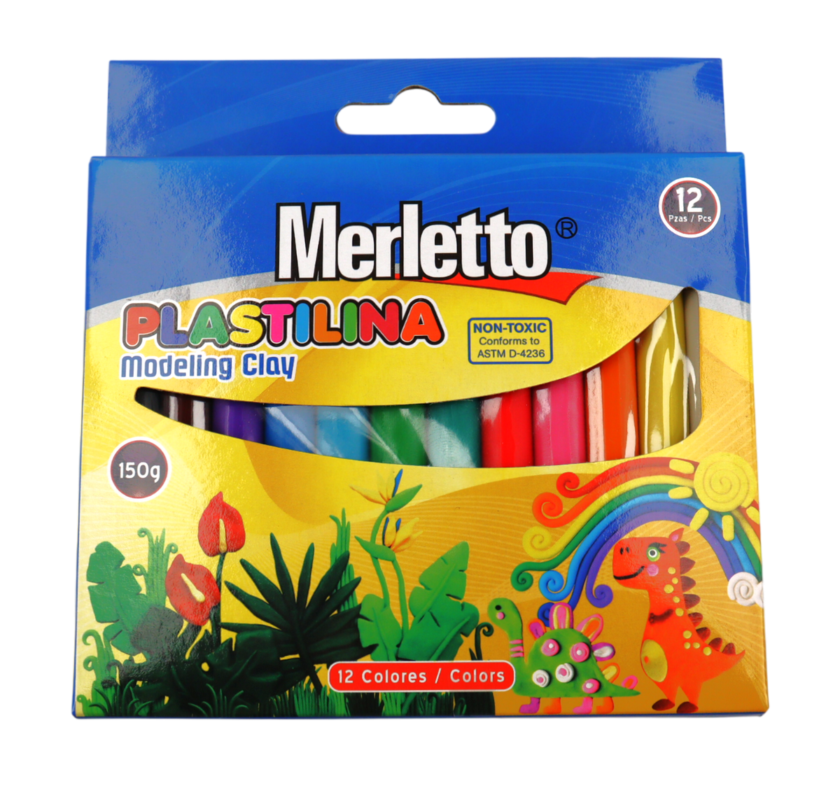 PLASTILINA 12PCS/COL
