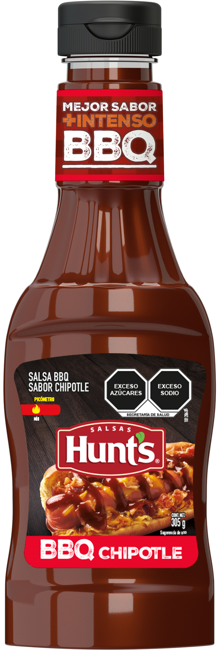 HUNTS SALSA BBQ CHIPOTLE 24/305 GR