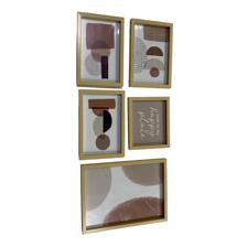 JG CUADROS 5PZ 30X2.5X40.2CM