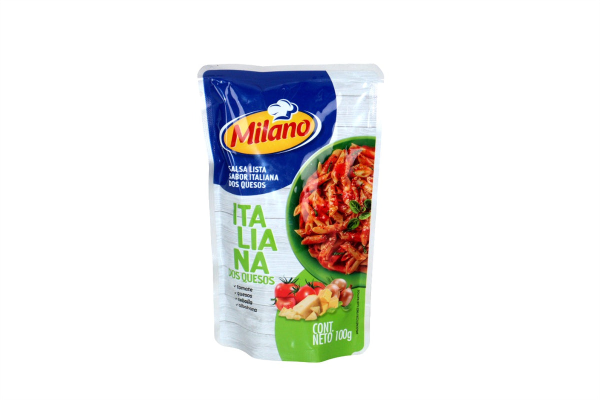 MILANO SALSA LISTA ITALIANA DOS QUESOS 100 GR