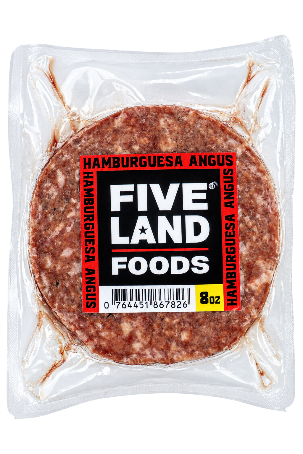 FIVE LAND HAMBURGUESA ANGUS 8 OZ