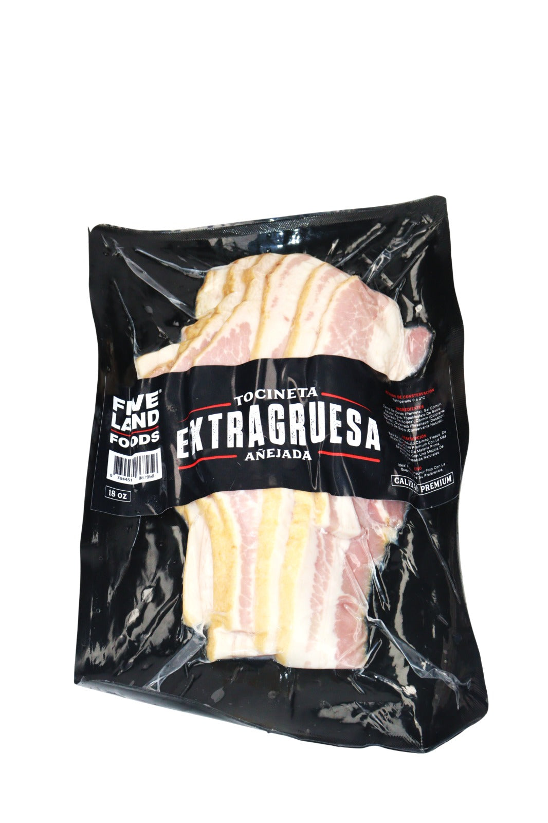 FIVE LAND TOCINETA AÑEJADA EXTRA GRUESA 18 OZ