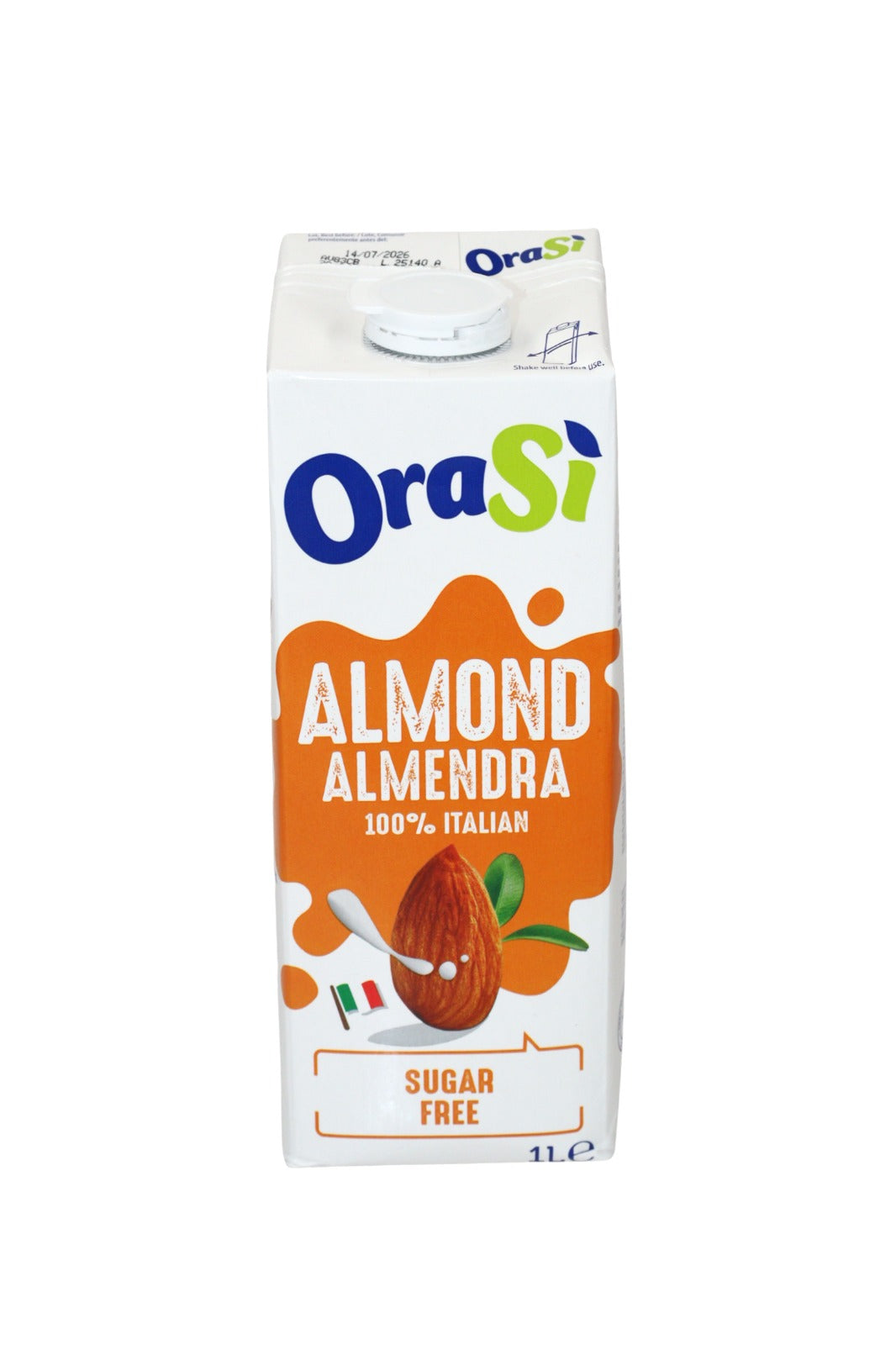 ORASI LECHE DE ALMENDRA S/ AZUCAR 1 LT