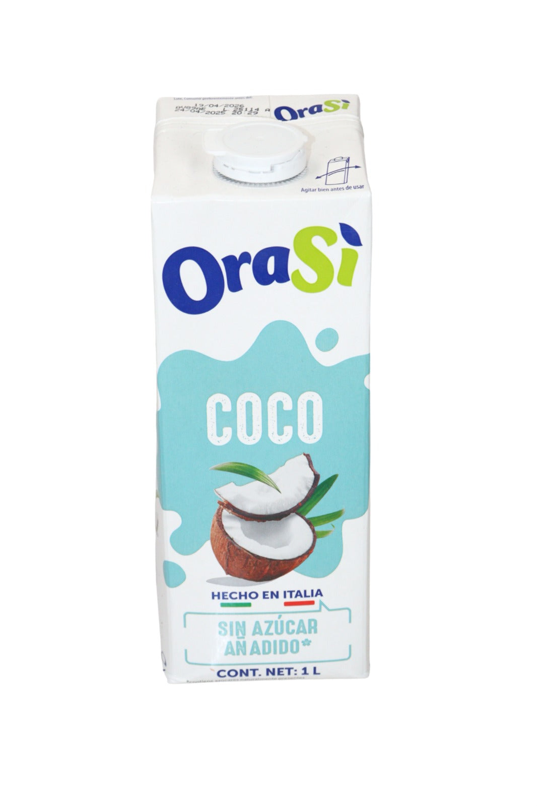 ORASI LECHE DE COCO S/ AZUCAR 1 LT