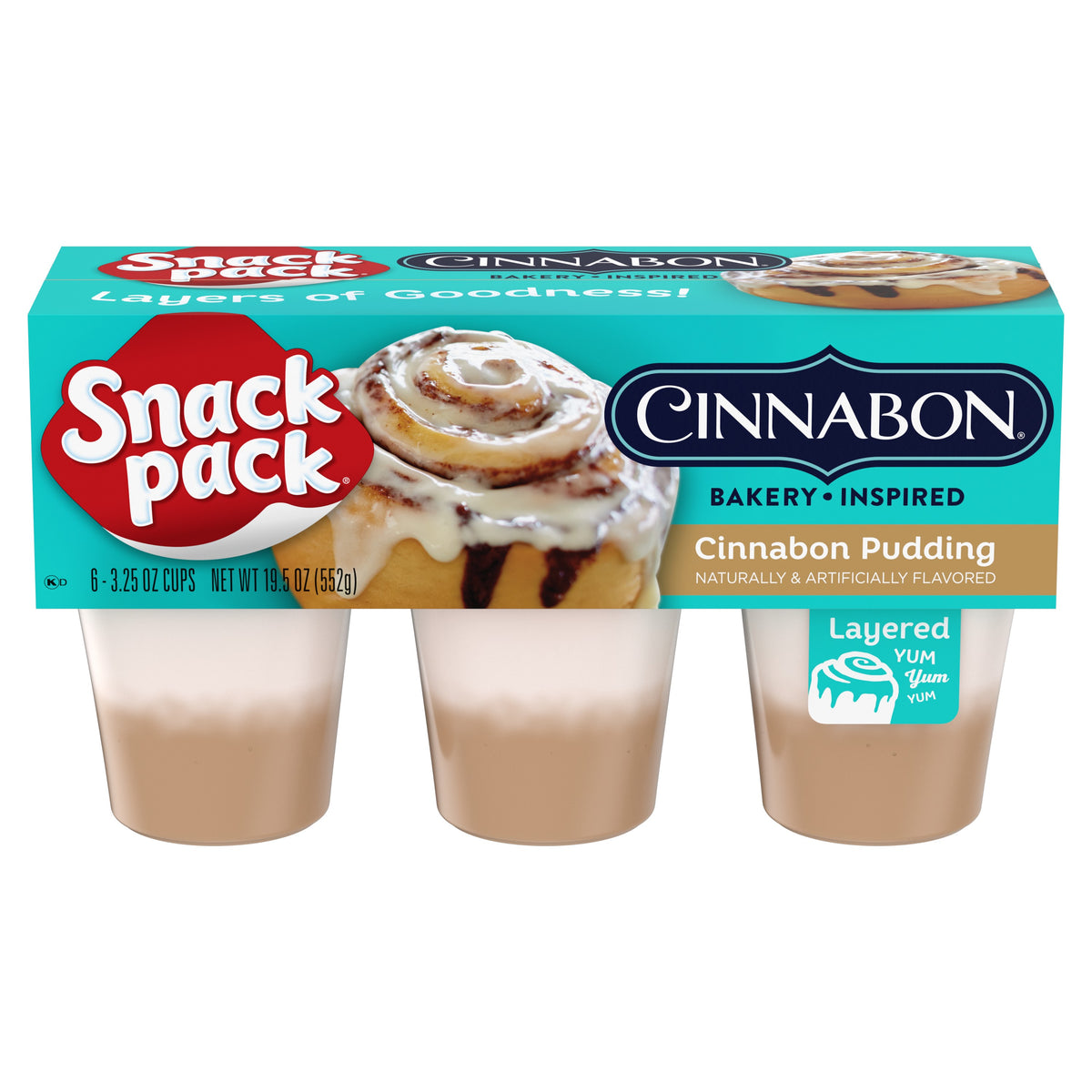 SNACK PACK PUDIN DE CANELA 8/6/3.5 OZ