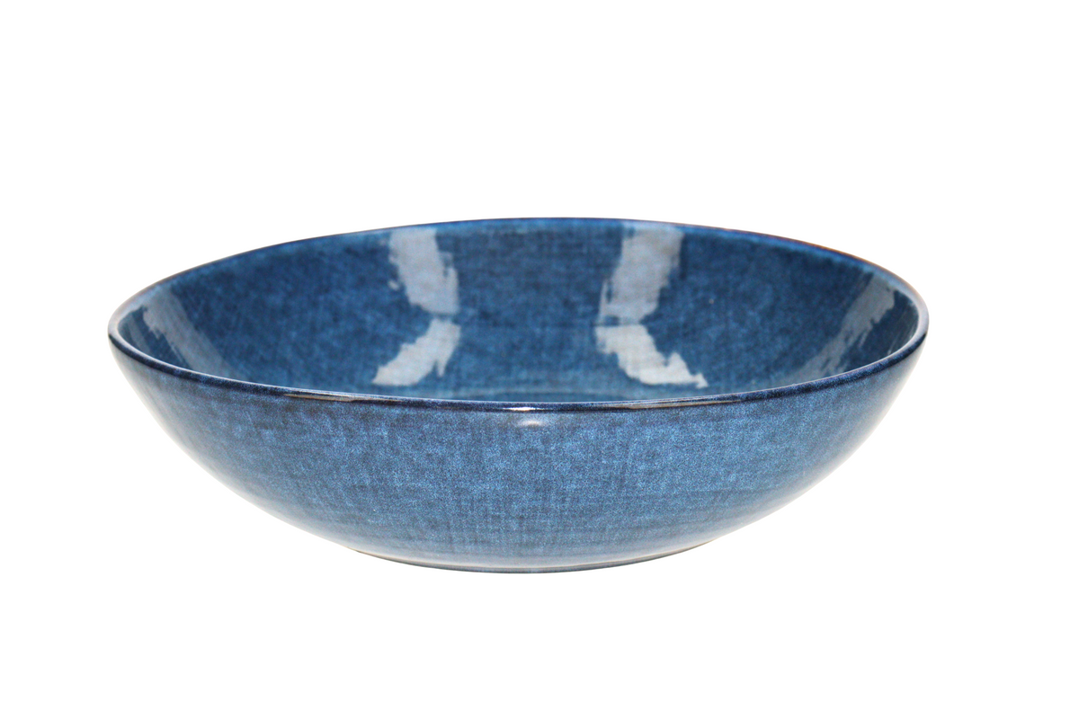 UN BOWL PORC 20.5XH5.5cm AZUL 18 UN