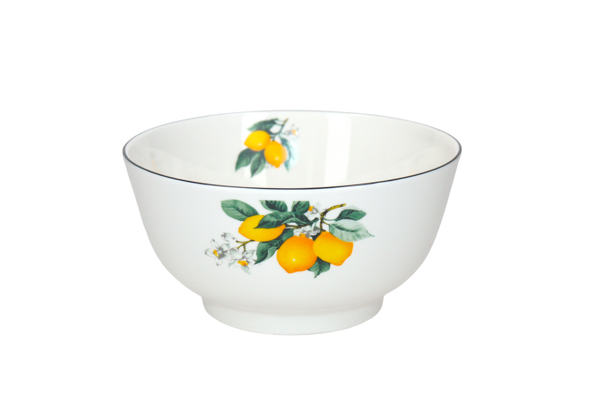 FUENTE PORCELANA LIMON 6"