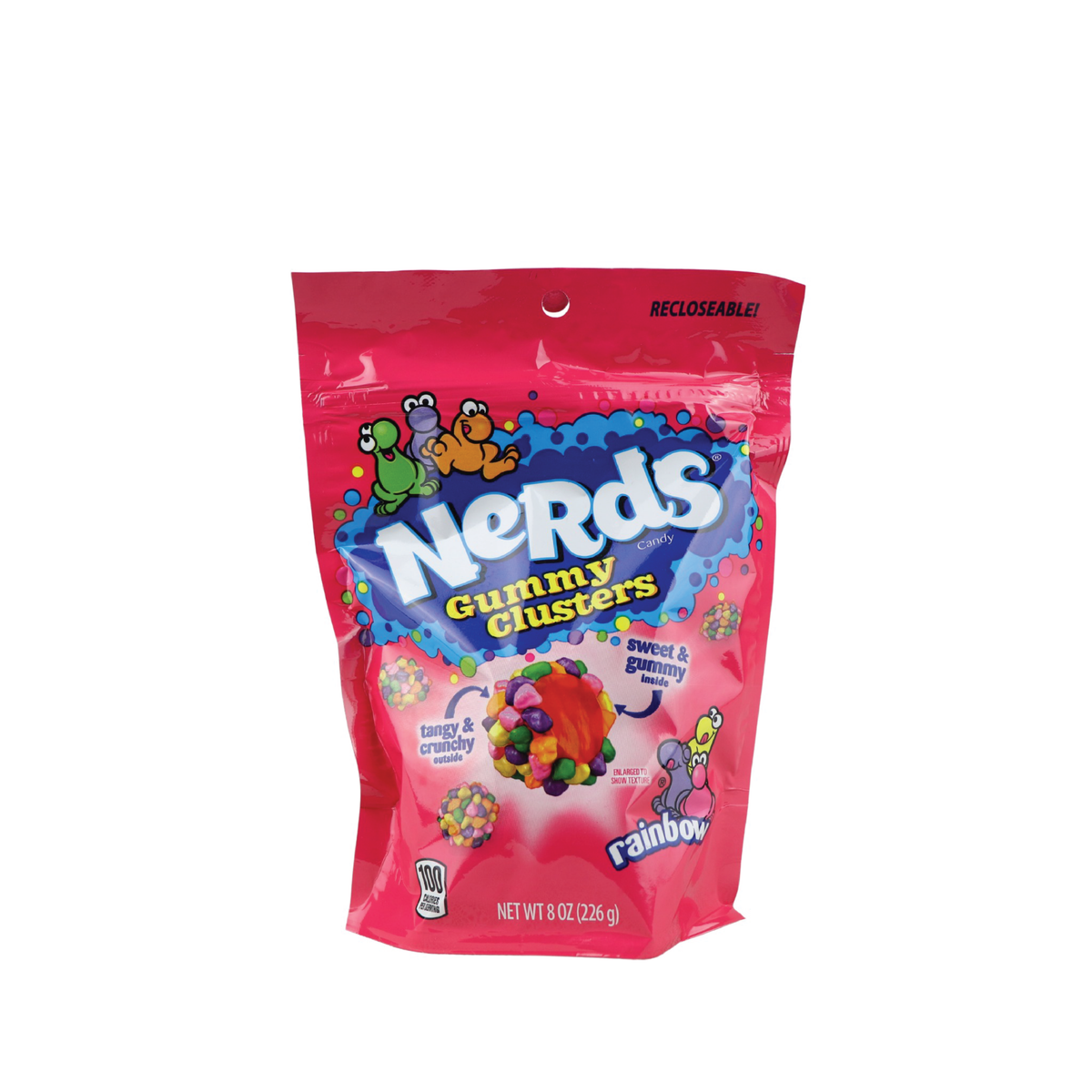 NERDS CANDY GUMMY CLUSTERS RAINBOW 8 OZ