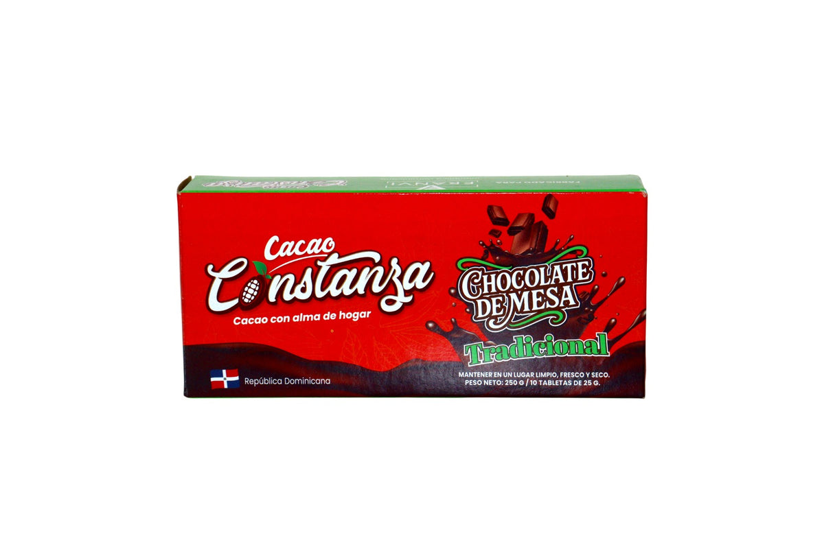 CACAO CONSTANZA CHOCOLATE DE MESA TRANDICIONAL 250 GR
