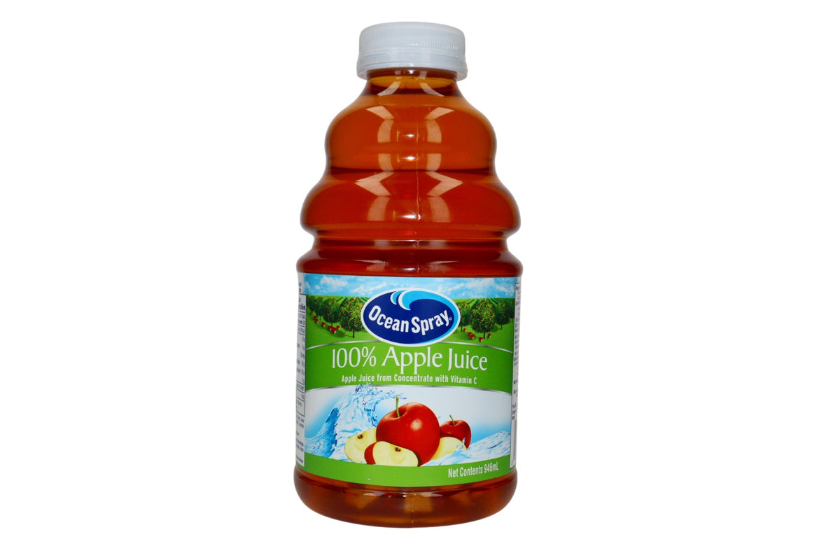 OCEAN SPRAY 100 % JUGO DE MANZANA 32 OZ