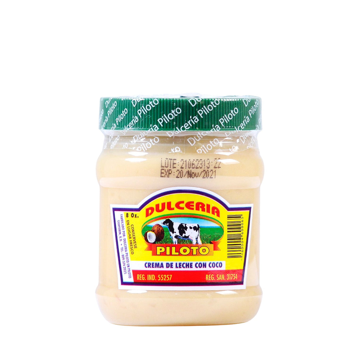 PILOTO DULCE  CREMA LECHE DE COCO 8 OZ