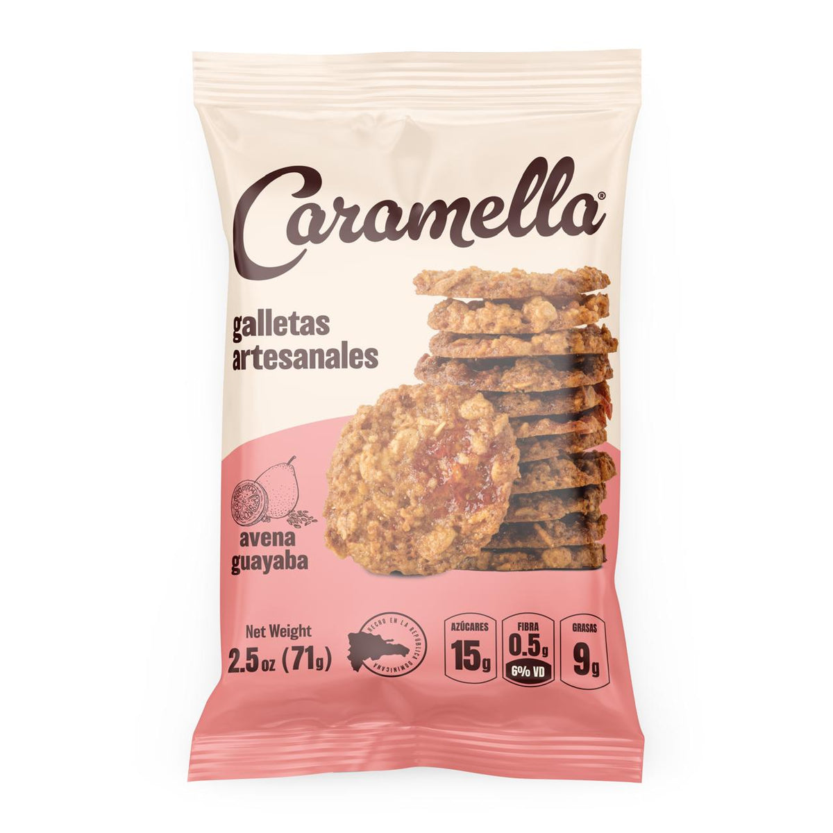CARAMELLA AVENA GUAYABA 2.5 OZ