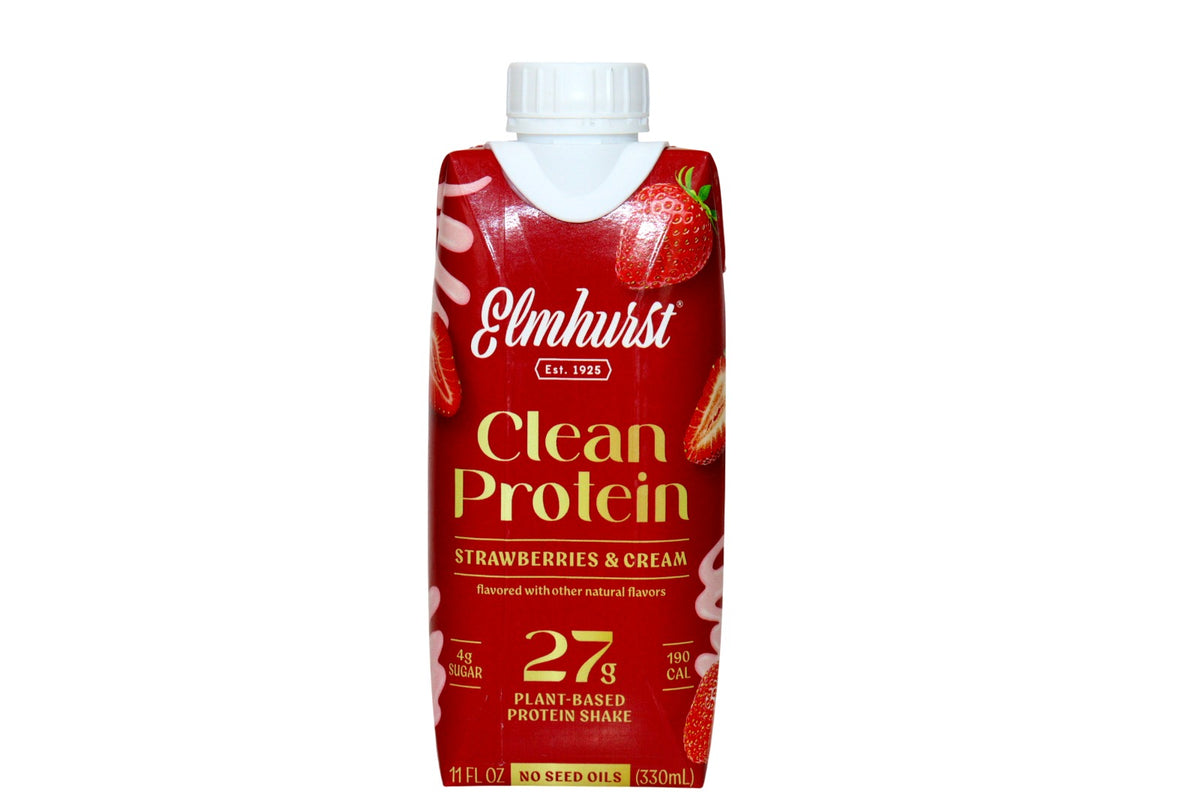 ELMHURST CLEAN PROTEIN STRAWBERRIES & CREAM 330 ML