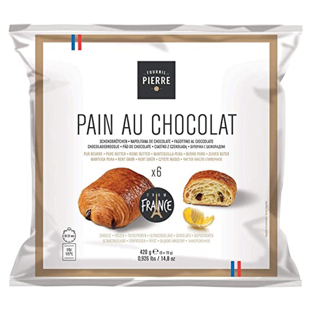 LA FOURNIL DE PIERRE PAIN AU CHOCOLAT 6 UND 420 GRS