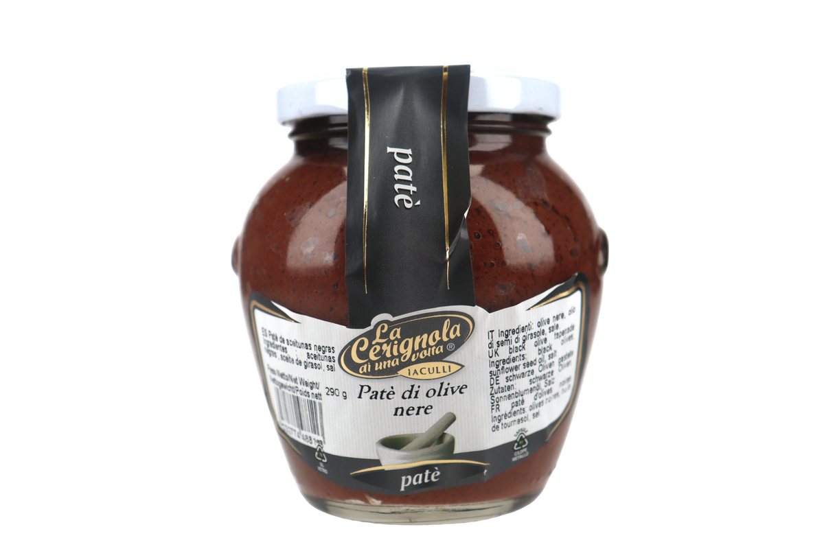 LA SERIGNOLA PATE DE ACEITUNAS NEGRAS 314 GR