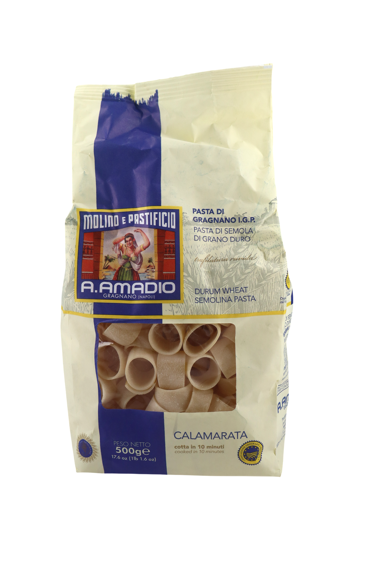 A.AMADIO PASTA CALAMARATA 500 GR
