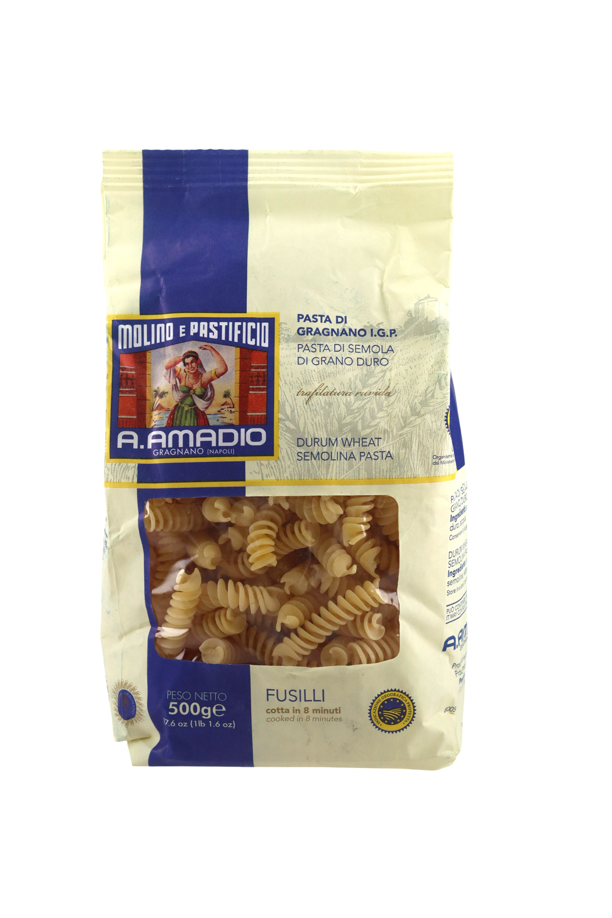 A.AMADIO PASTA FUSILLI  DI GRAGNANO 500 GR
