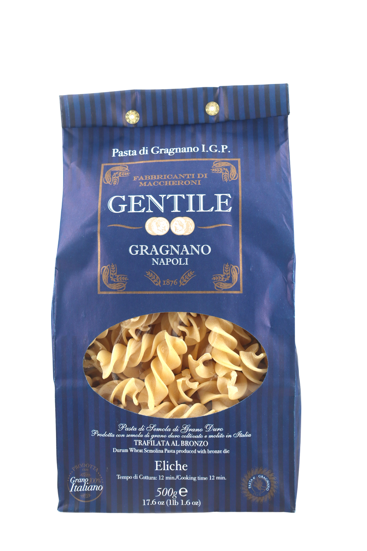 GENTILE PASTA ELICHE (ESPIRAL) 500 GR