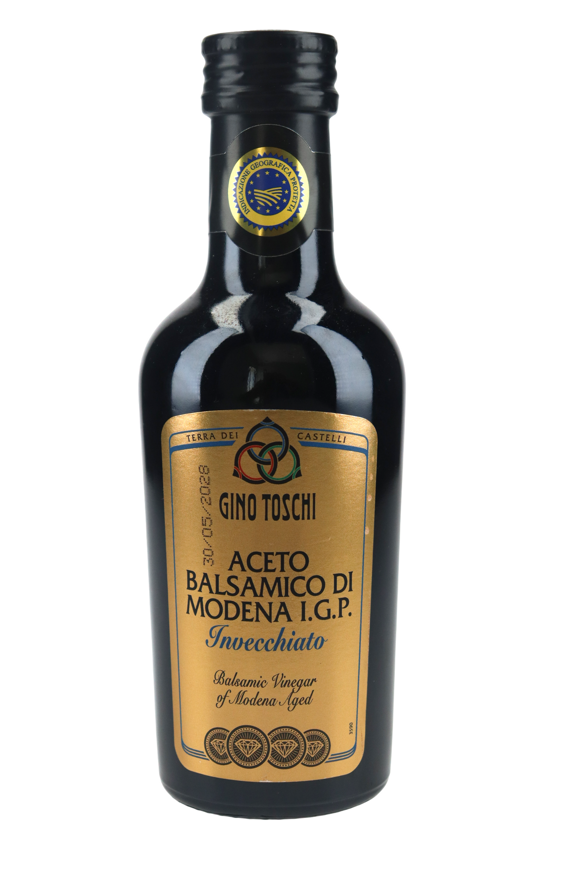 TOSCHI VINAGRE BALSAMICO INVECCHIATO ENVEJECIDO 3 AÑOS 250 ML