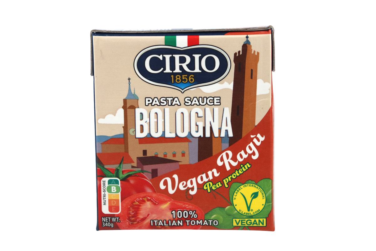 CIRIO SALSA PARA PASTA BOLOGNA VEGAN 340 GRS TETRAPACK