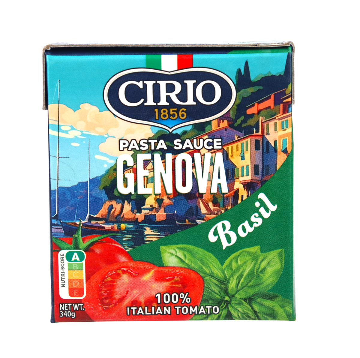 CIRIO SALSA PARA PASTA GENOVA ALBAHACA 340 GRS TETRAPACK