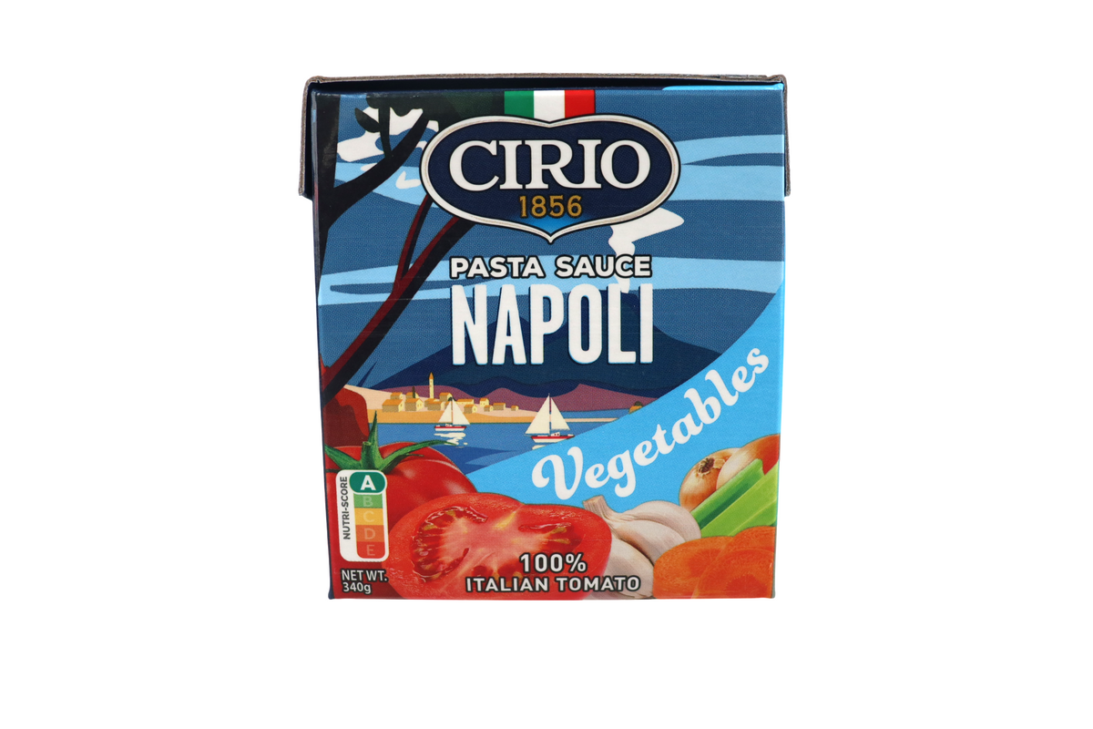 CIRIO SALSA PARA PASTA NAPOLITANA VEGETALES 340 GRS TETRAPACK