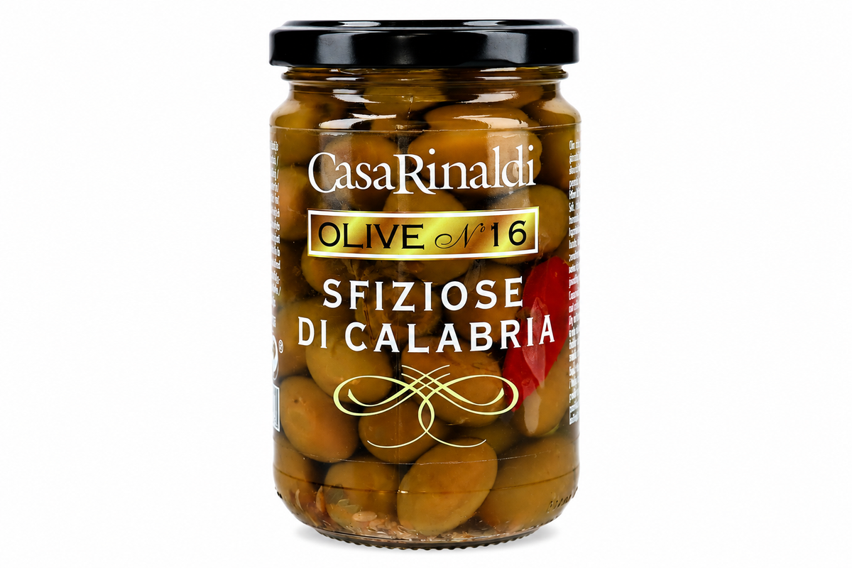 CASA RINALDI ACEITUNAS CALABRIA SFIZIOSE 310 GR
